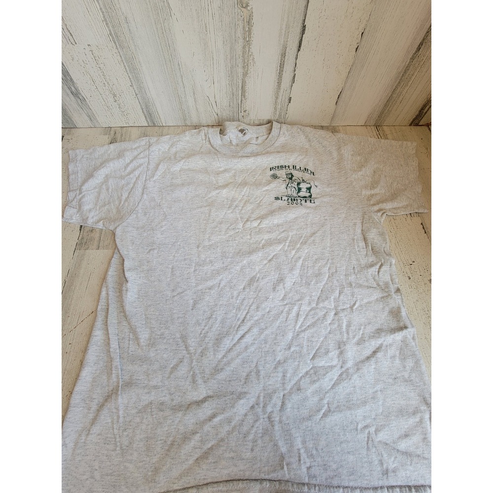 Irish 1/2 to St. Paddy's day vintage light gray unisex shirt clothing apparel